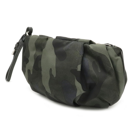 Prada Pouch Camouflage Wristlet Nylon - Picture 1 of 6